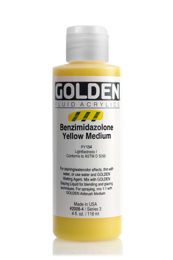 Golden Open Acrylic Benzimidazolone Yellow Light 2 oz.