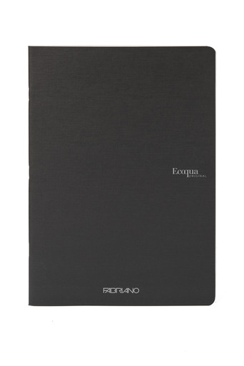 Fabriano EcoQua Notebook Staple-bound Grid Paper 8.25