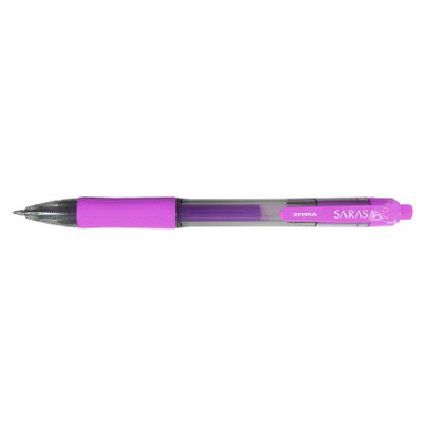 sarasa Zebra Sarasa Dry X20 Gel Retractable Pen .7mm Violet - Wet Paint