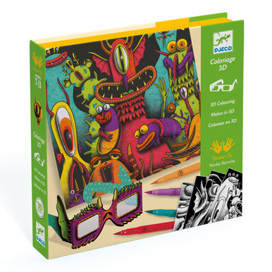 Djeco Le Grand Artist 3D Art Coloring Kit