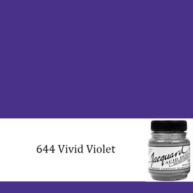 Jacquard Acid Dye 1/2oz Vivid Violet - Wet Paint Artists' Materials and ...