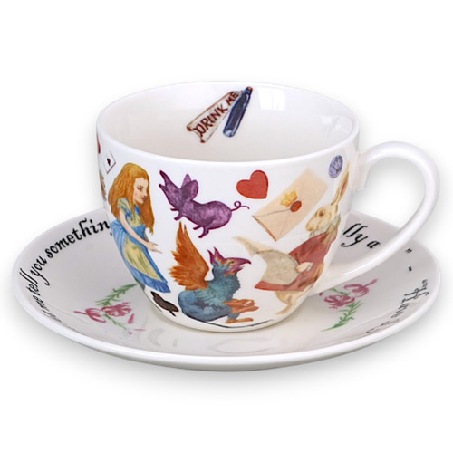 Alice in Wonderland Tea Cup & Saucer