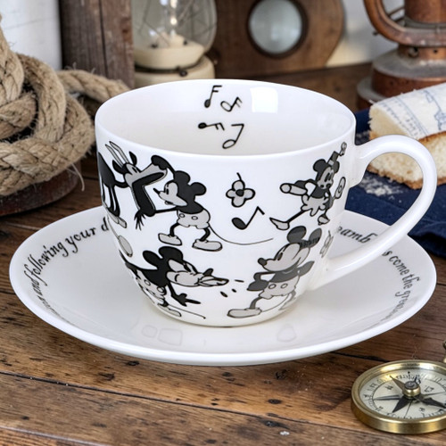 Steamboat Willie Tea Cup & Saucer