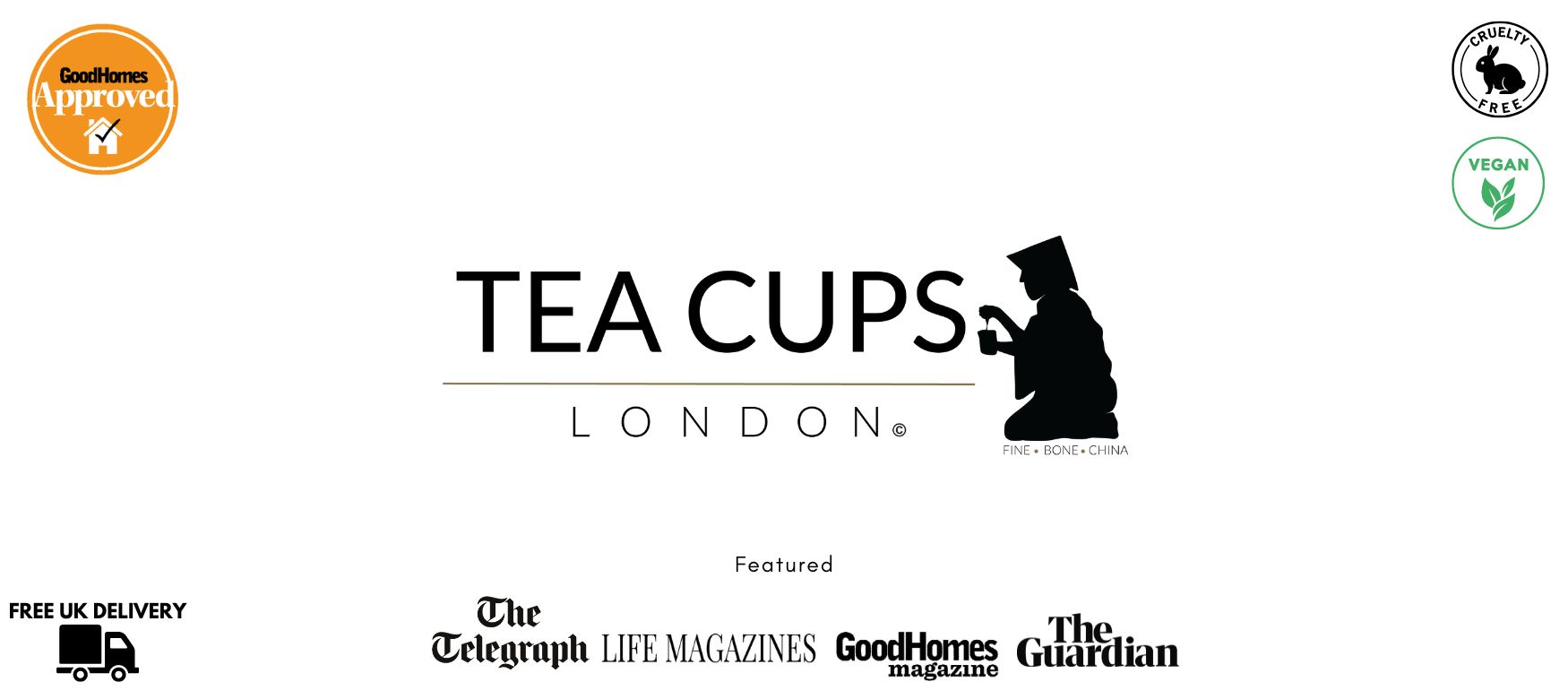 TCL Mad Hatter Tea Cup and Saucer, 210 ml (7 fl oz)