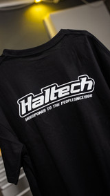 Haltech New Classic Tee - Black with White Logo