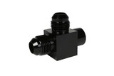 Aeromotive 2x Male AN-08 x ORB-06 Port Tee with Gauge Port