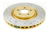 DBA 05-10 Mustang GT V8 Shelby Edition Front Drilled & Slotted 4000 Series Rotor