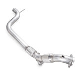 Stainless Works 2015-16 Mustang Downpipe 3in High-Flow Cats Performance Connection