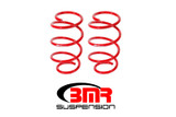 BMR 15-17 S550 Mustang Front Drag Version Lowering Springs - Red