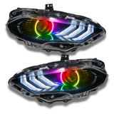 Oracle 18-21 Ford Mustang LED Headlight Halo Kit - ColorSHIFT 2