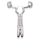Stainless Works 2018+ Ford Mustang GT 3in Legend Series Catback H-Pipe w/Active Valves & Quad Tips