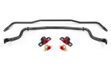 BMR 15-22 S550 Mustang Sway Bar Kit with Bushings Front and Rear Black Hammertone