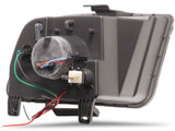 Raxiom 05-09 Ford Mustang w/ Factory Halogen LED Halo Headlights- Black Housing (Smoked Lens)