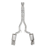 Stainless Works 2024 Mustang GT Catback Quad Tips Legend Sound X-Pipe Factory Connect Exhaust