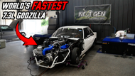 World’s Fastest 7.3L Godzilla: Chuck Bartholme’s Foxbody Mustang Runs 6.95 in the 1/4 Mile