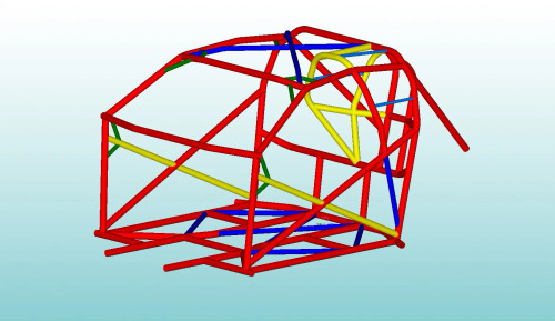15-23 S550 Mustang 25.3/25.2 Cage Kit