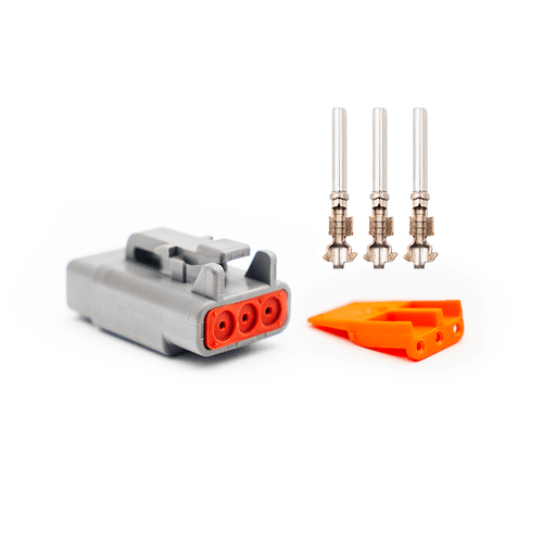 FuelTech DTM 3-Way Connector Kit - Male