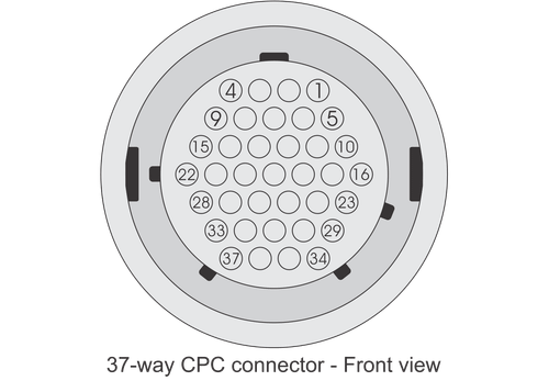 FuelTech 37-Way CPC Connector Kit