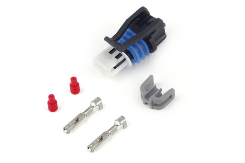 Haltech Plug and Pins Only - Delphi 2 Pin GM style Air Temp Connector