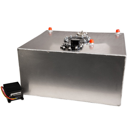 Aeromotive Fuel Cell with Integrated Brushless 10.0 GPM In-Tank Fuel Pump Module, True Variable Speed, and Pre-Pump Fuel Filter (90 Degree Outlet)