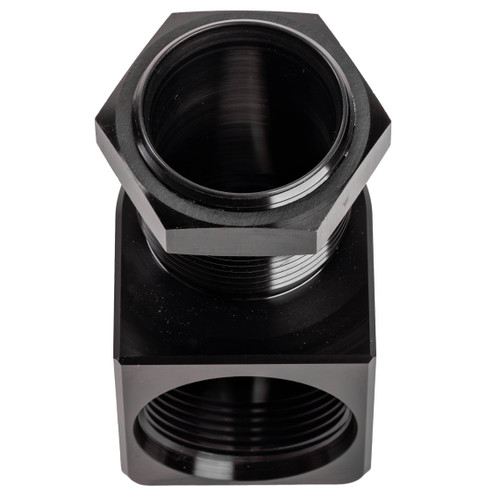 Aeromotive Adapter, Radiator Outlet, 90-Deg, AN-20, M-F