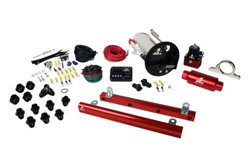 Aeromotive A1000 In-Tank Pump Gas Fuel System with 5.4L 4-V Fuel Rails, 07-12 Shelby GT500