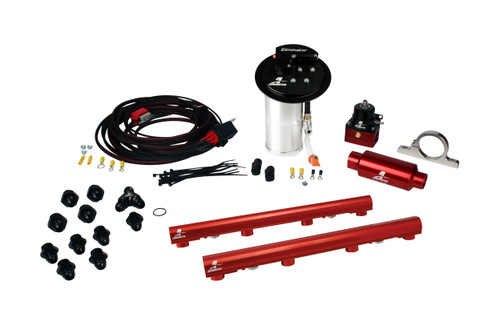 Aeromotive Eliminator In-Tank Race Fuel System with 4.6L 3-V Fuel Rails, 10-17 Mustang GT