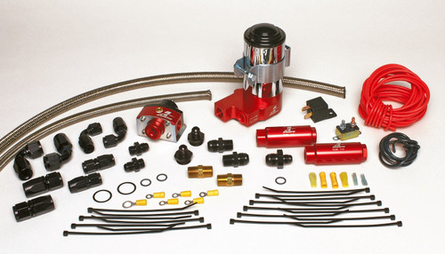 Aeromotive SS Carbureted Fuel System with Fuel Pressure Regulator and Fuel Filters