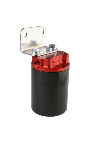 Aeromotive 10 Micron Red/Black Canister Fuel Filter with Cellulose Element