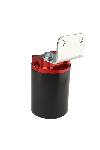 Aeromotive 10 Micron Red/Black Canister Fuel Filter with Cellulose Element