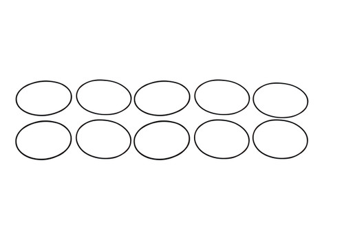 Aeromotive A3000 Pre-Filter O-Ring Replacements, 10 pack