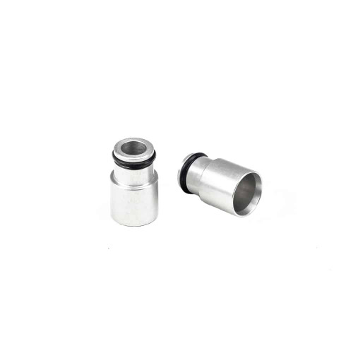 Injector Dynamics Clear Anodize ID Bottom Adaptor, +12mm, 14mm lower o-ring (48.60.14B V2)