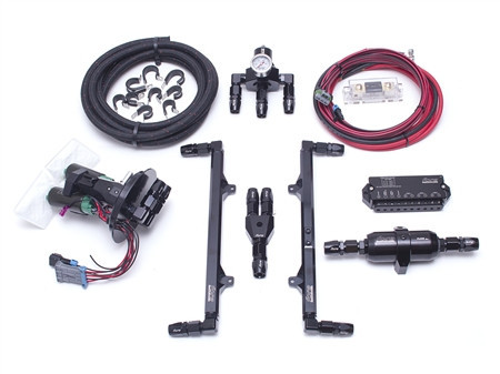 Fore- 11-17 Mustang GT L4 Fuel System (Triple Pump)