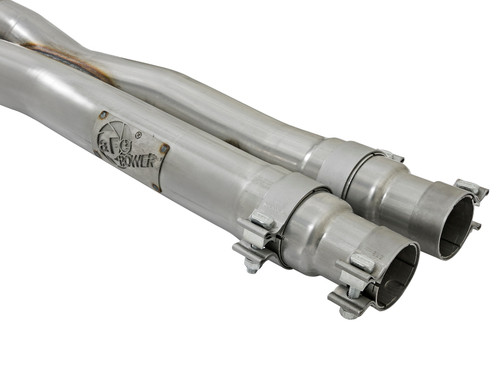 aFe MACH Force XP 3in 304 SS Cat-Back Exhausts w/ Black Tips 15-17 Ford Mustang GT V8-5.0L/V6-3.7L