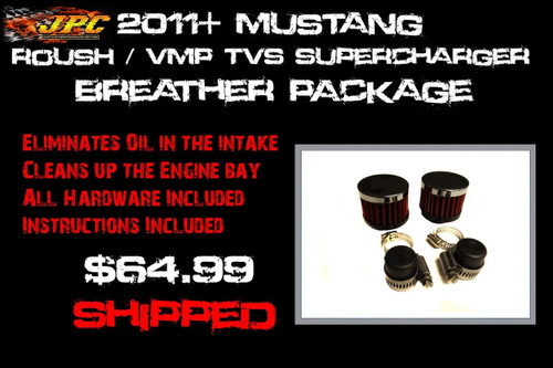 NGP - 2011+ GT/Boss Breather Package for Roush/VMP TVS Supercharger