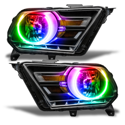 Oracle 10-14 Ford Mustang HL (Non-HID) - ColorSHIFT w/o Controller