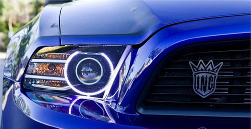 Oracle Ford Mustang 13-14 Halo Kit - HID (Projector) Style - ColorSHIFT w/ BC1 Controller