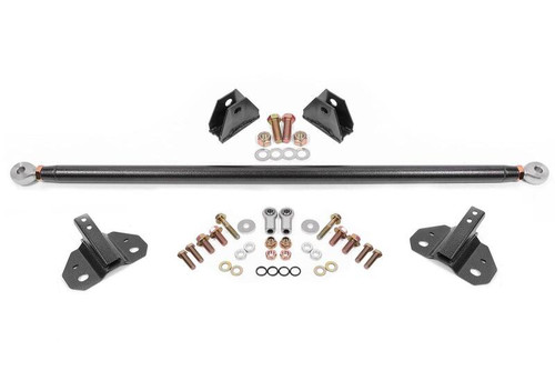 BMR Suspension 24-25 Ford Mustang Rear Steel Shock Mount & Brace Kit - Black Hammertone