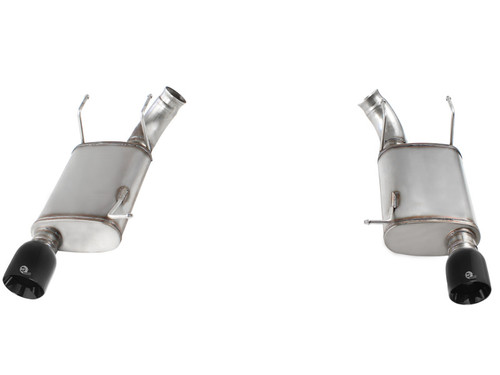 aFe MACH Force XP Exhaust 11-14 Ford Mustang GT V8-5.0L 3in. Stainless Steel Axle-Back w/Black Tips