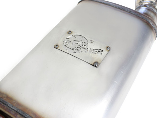 aFe MACH Force XP Exhaust 11-14 Ford Mustang GT V8-5.0L 3in. SS Axle-Back w/Polished Tips