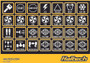 Haltech CAN Keypad Label Set