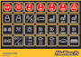 Haltech CAN Keypad Label Set