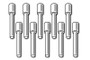 Haltech Plastic AMP Superseal Connector Waterproofing/Blanking Pins Only