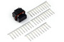Haltech Plug and Pins Only - AMP 34 Pin 4 Row - Key 2 4 Keyway Superseal Connector