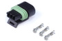 Haltech Plug and Pins Only - Delphi 3 Pin Single Row Flat Coil Connector