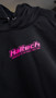 Haltech "Classic" Hoodie Black with Pink Logo