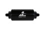 Aeromotive 238 Micron Black Fuel Filter with Male AN-06 Ports & Stainless Mesh Element