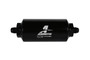 Aeromotive 10 Micron Black Fuel Filter with Male AN-06 Ports & Cellulose Element