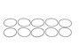 Aeromotive A3000 Pre-Filter O-Ring Replacements, 10 pack
