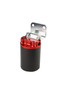 Aeromotive 100 Micron Red/Black Canister Fuel Filter with Stainless Mesh Element
